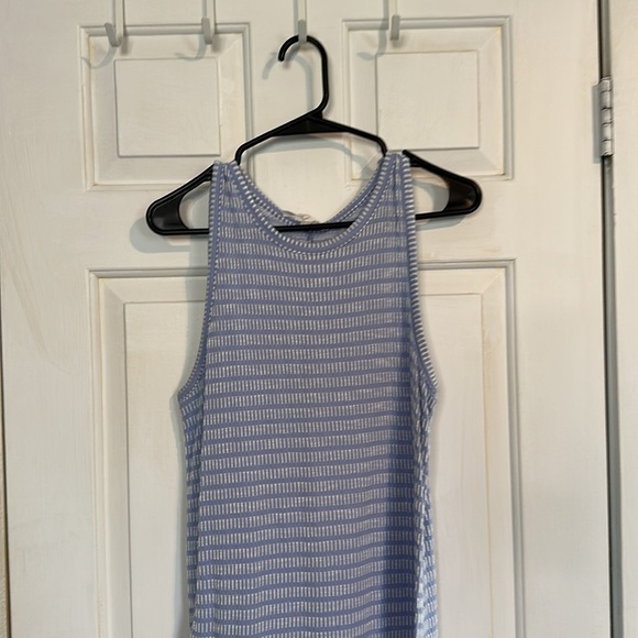 Caution to the wind Blue maxi dress size large women’s - Picture 2 of 5